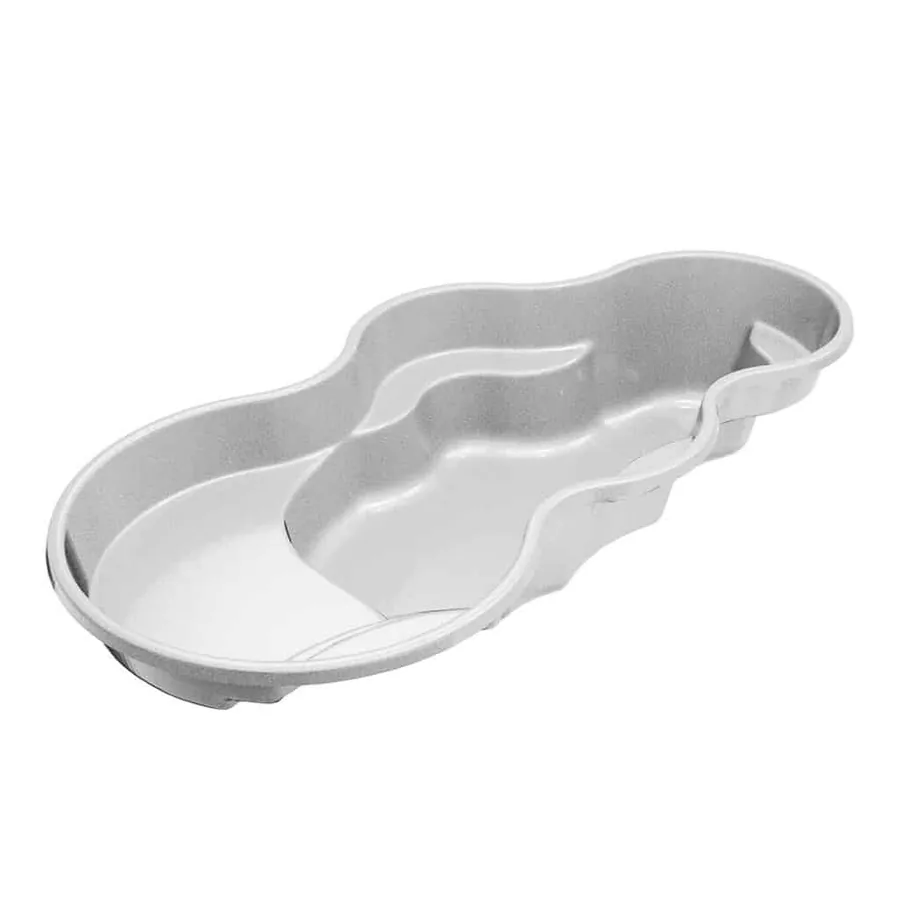 Axiom 12 fiberglass pool shape, a Latham model