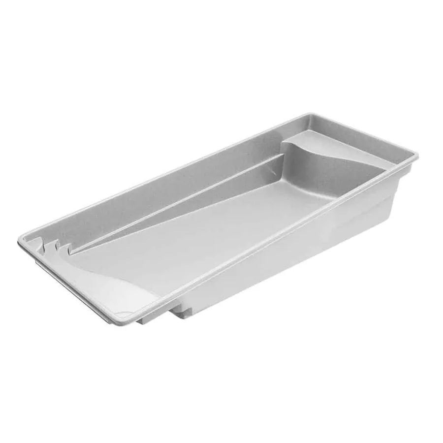 Barcelona fiberglass pool shape, a Latham model