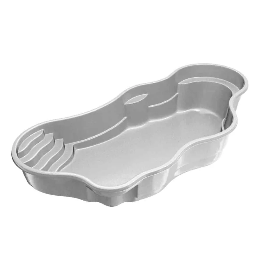 Bermuda 16.35 fiberglass pool shape, a Latham model