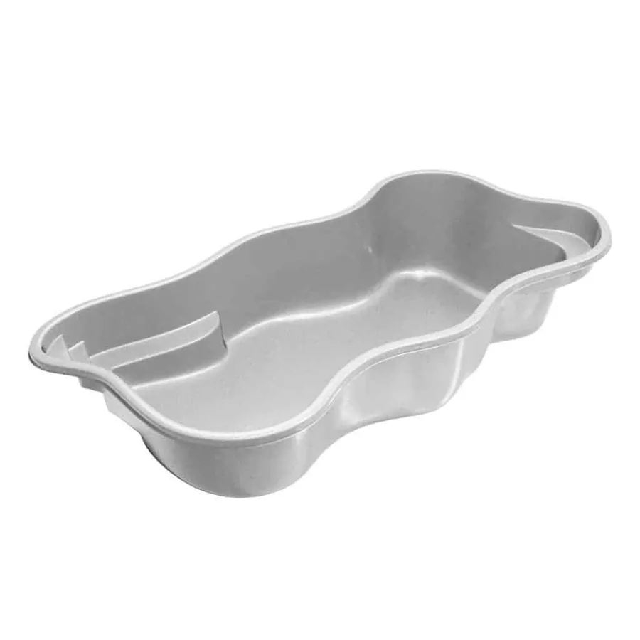 Cape Cod 14 fiberglass pool shape, a Latham model