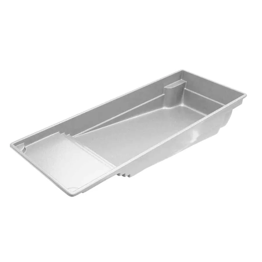 Corinthian 16 fiberglass pool shape, a Latham model