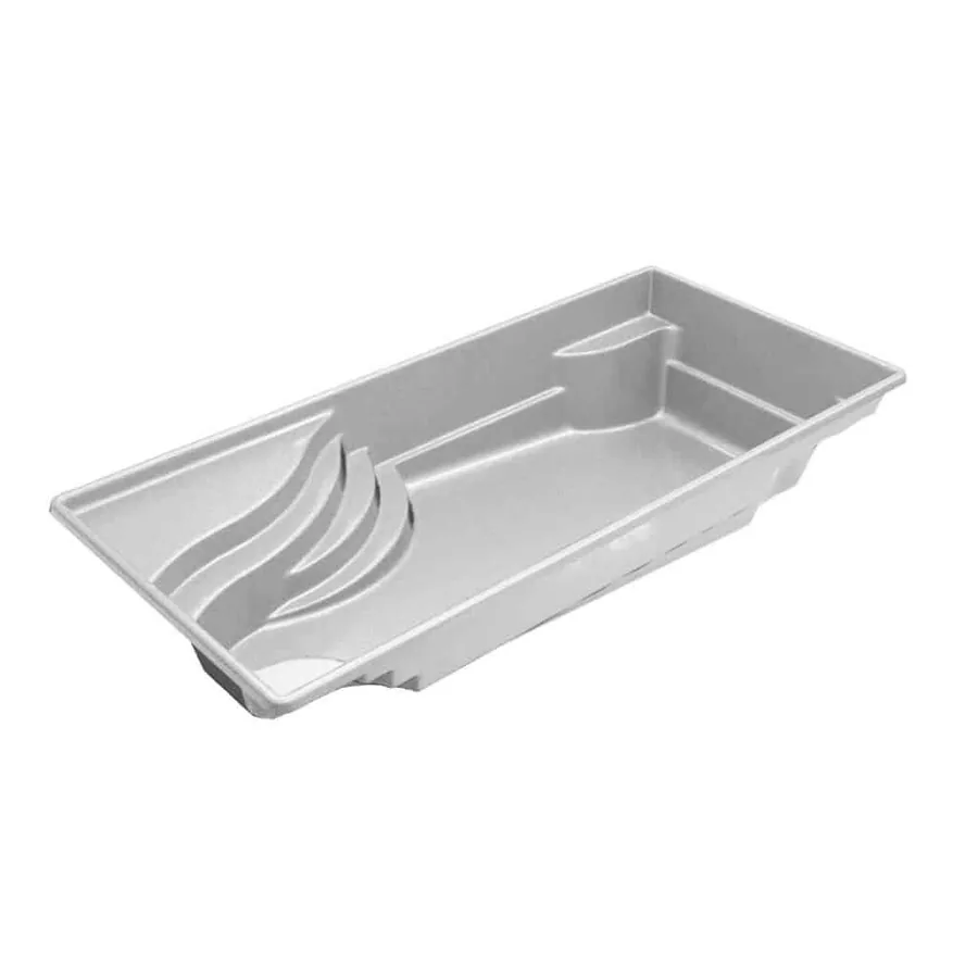 Olympia 14 fiberglass pool shape, a Latham model