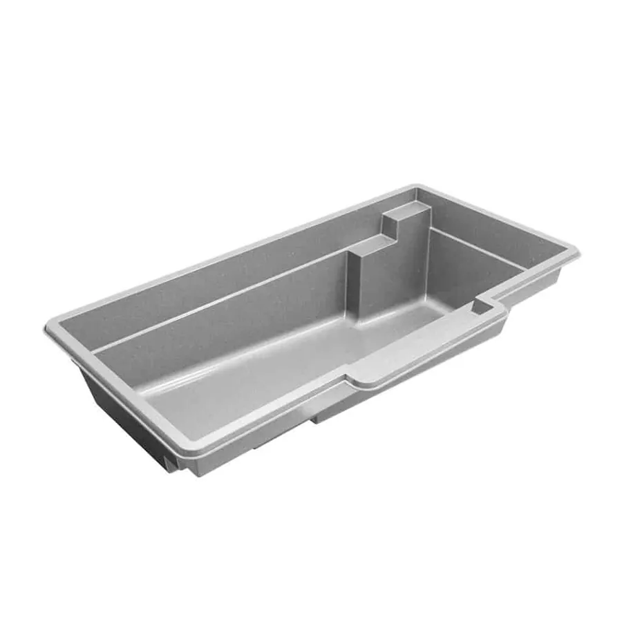 Tuscan 11.20 fiberglass pool shape, a Latham model